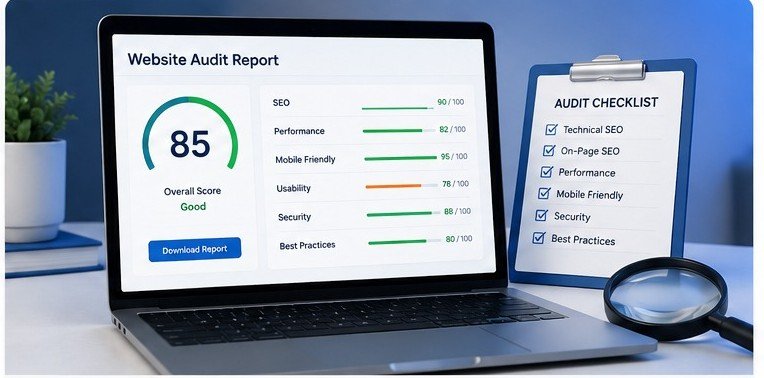 Website audit and SEO analysis for businesses in Chennai